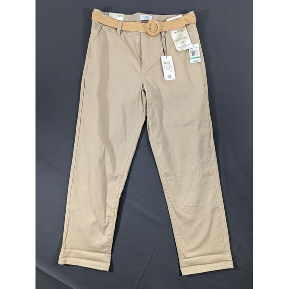 Pants - Curve Appeal Pants Womens Size 8/29 Chino Comfort Waist Khaki New with Tags Belt